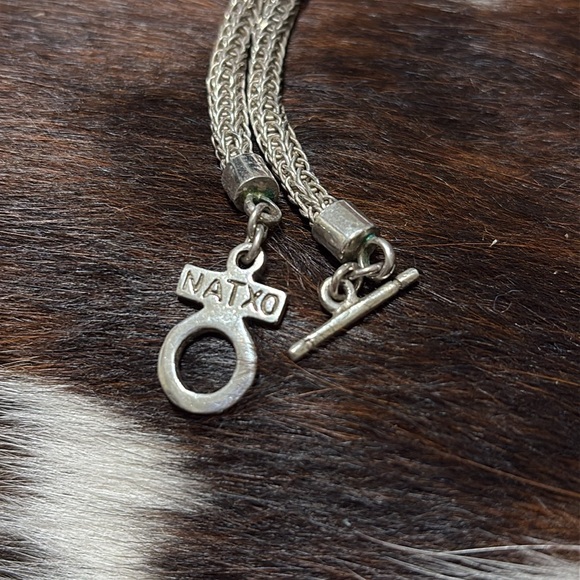 Seraphinite Pendant and necklace. 925 silver - Picture 3 of 7